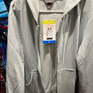 Eddie Bauer women zip hoodie
